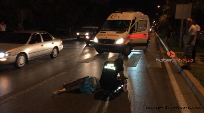Alanya'da yaya geçidinde motosikletin çarptığı Rus turist öldü