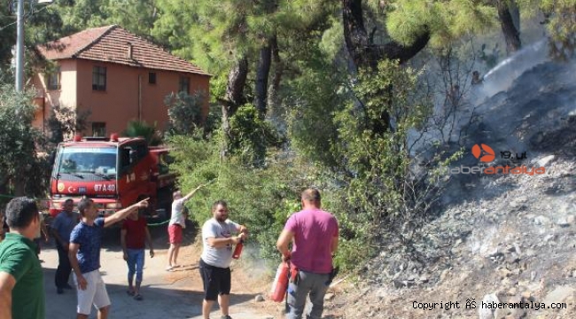 Çamyuva'daki yangın ortak müdahale ile söndürüldü 