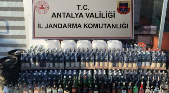Jandarmadan otele sahte içki operasyonu