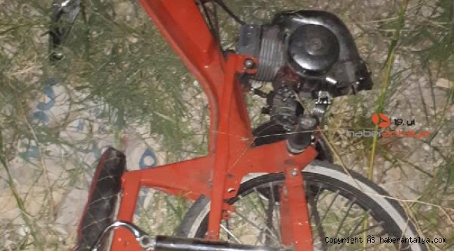 Kasksız genç, motor kazası kurbanı oldu