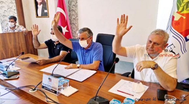 Kemer Belediyesi olağanüstü toplandı