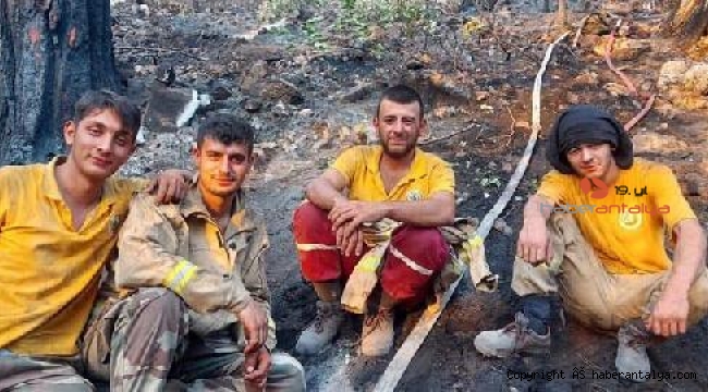Sütçüler'deki orman yangınında 5'inci gün