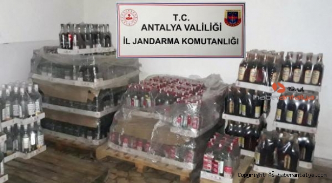 12 otelde, 5 bin 6 litre kaçak ve sahte içki ele geçirildi