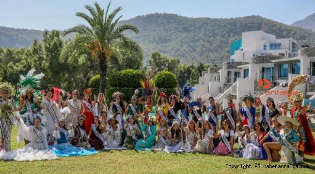 40 ülke güzeli, Antalya'da buluştu 