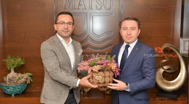Akseki Kaymakamı Hülür'den MATSO'ya ziyaret