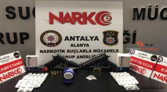 Alanya'da uyuşturucu operasyonu: 2 gözaltı !