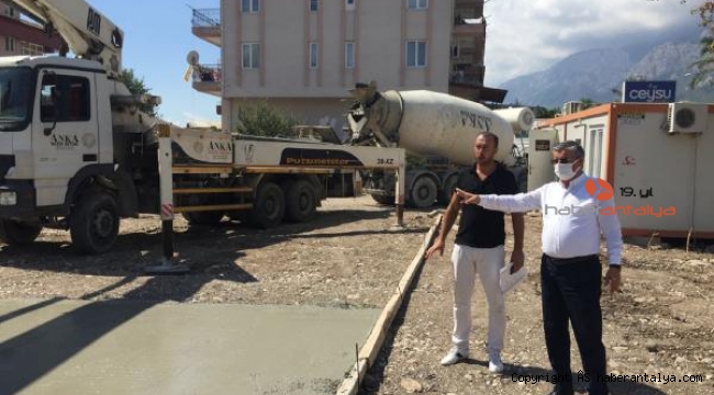 Arslanbucak'ta anaokulunda çalışmalar başladı