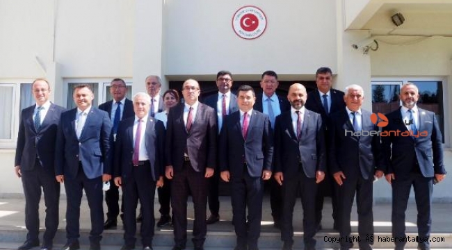 Başkan Yücel 'kardeşlik' için Kıbrıs'ta