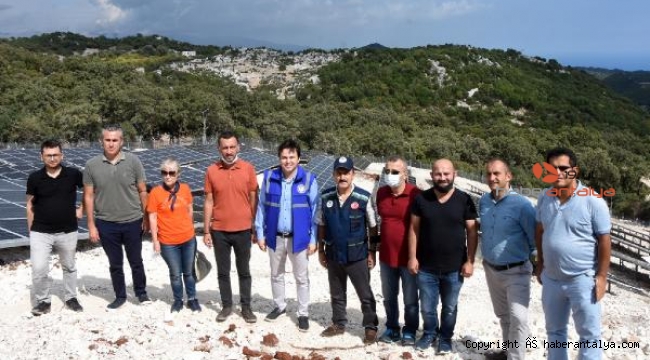 Demre Belediyesi güneşten para kazanmaya başladı