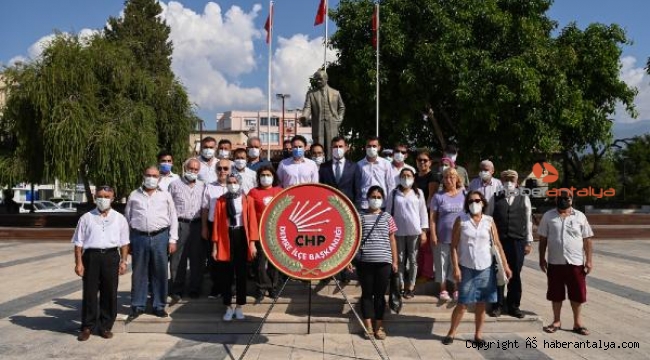 Demre'de CHP'nin kuruluşu kutlandı