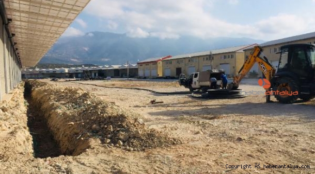 Demre'de yeni sanayinin alt yapısı hazır