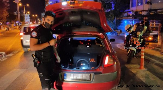Gürültü yapan araçlara ceza yağdı 