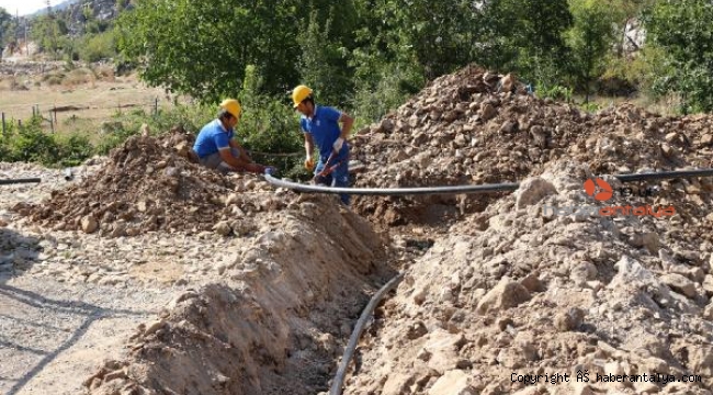 İbradı'da vatandaşın su talebi karşılandı