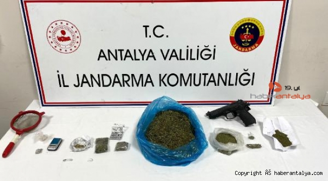 Jandarmadan uyuşturucu baskını; evde üretiyormuş