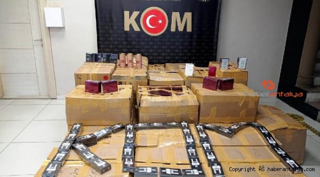Kaçak parfüm operasyonu. Binlercesi ele geçirildi