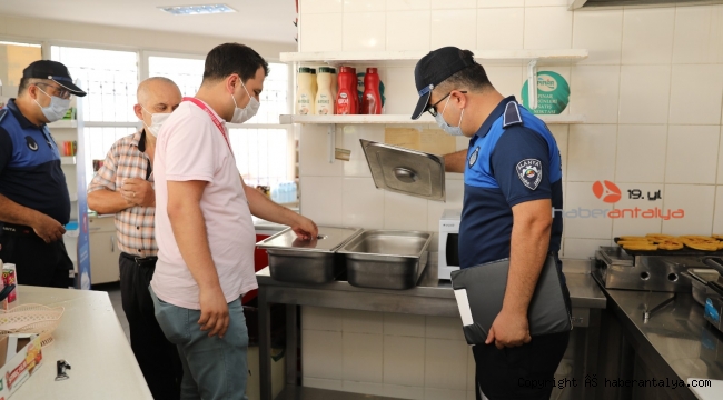Kantinlere denetim devam ediyor