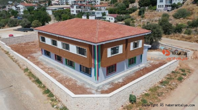 Kaş'taki kreş inşaatının yüzde 90'ı tamamlandı