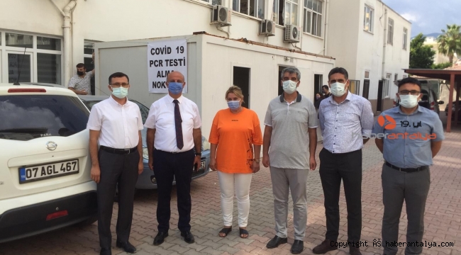 Kumluca'da yeni PCR test merkezi oluşturuldu