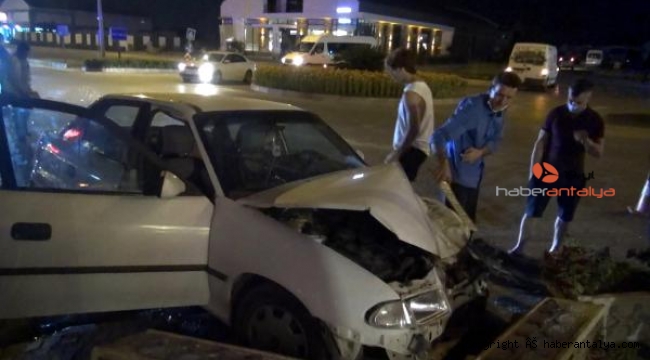 Manavgat'ta kaza: 12 yaşındaki çocuk ve annesi şok yaşadı