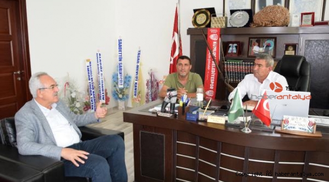 Milletvekili Aydın'dan Kumluca Ziraat Odası'na ziyaret