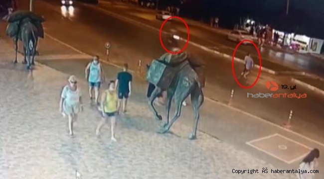 Motosikletin çarptığı Alman turistin acı sonu