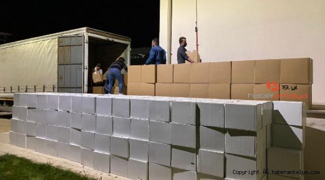TIR kasasından 374 bin paket kaçak sigara çıktı
