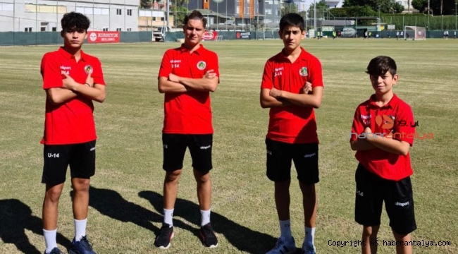 U15 Milli Takım bölge seçmelerine Alanyaspor'dan 4 futbolcu katılacak