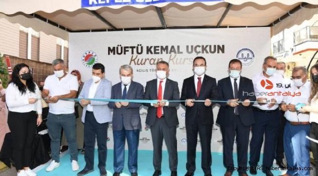 Vali Yazıcı, Müftü Kemal Uçkun Kuran Kursu'nun açılışını yaptı