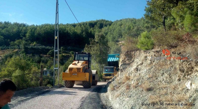 Alanya Belediyesi'nden yayla yollarına kış bakımı