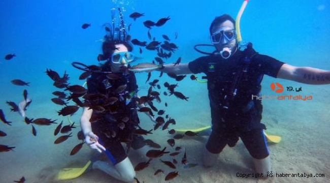 Antalya'da dalış turizmi sezonu uzadı