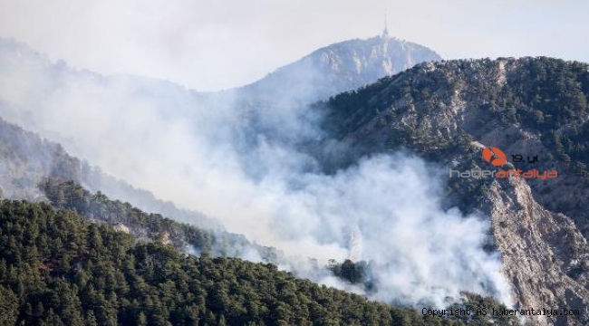 Antalya'daki orman yangını, Göynük Kanyonu'na ilerliyor