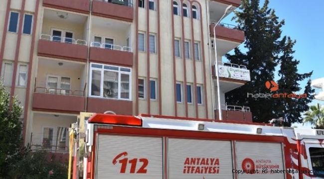 Çatıda korkutan yangın