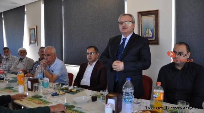 Din görevlileri yemekte buluştu