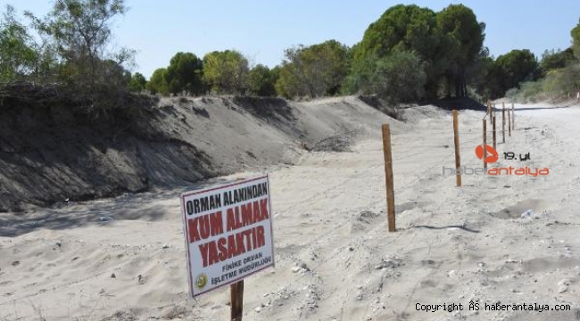 Doğaya tel örgülü koruma