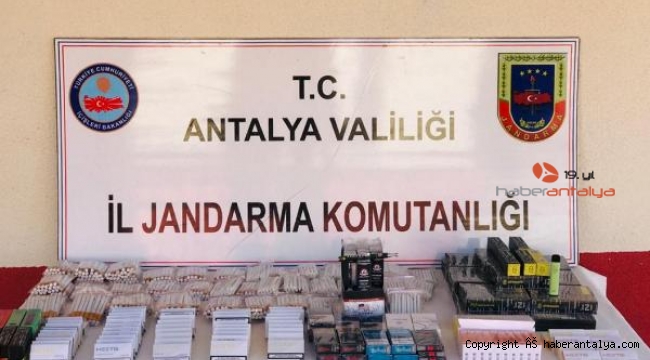 Jandarmadan kaçak sigara operasyonu