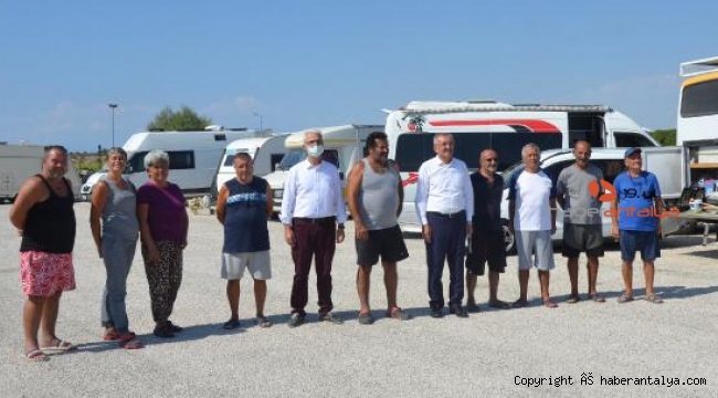 Karavan tatilinin adresi Boğazkent halk plajı