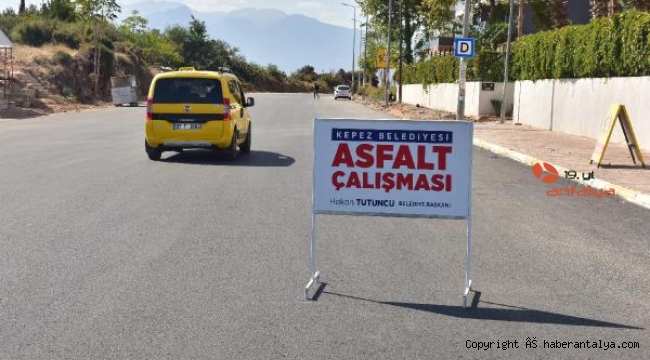 Kepez Çankaya'ya 1800 metrelik asfalt
