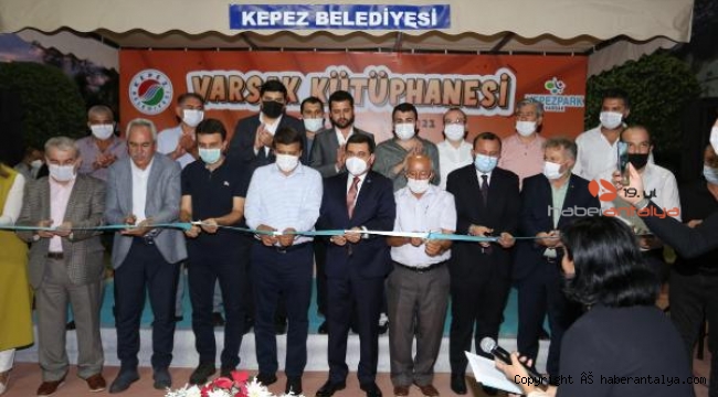 Kepez Varsak Kütüphanesi, kapılarını açtı