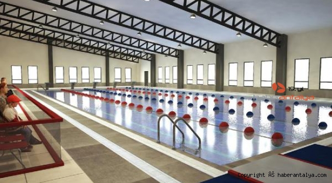 Manavgat'a yapılacak yarı olimpik havuzun ihalesi yapıldı