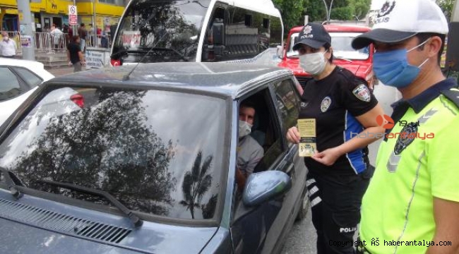 Manavgat'ta 'Önce Yaya' uygulaması