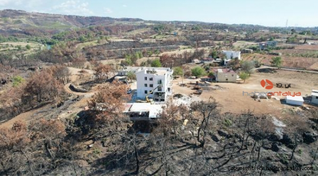 Manavgat'ta yanan evler bağışlarla yenileniyor