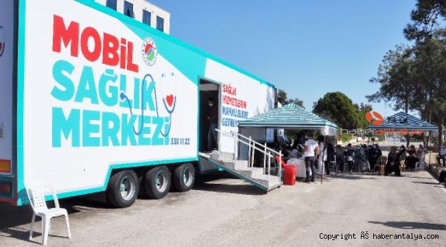Mobil Kanser Tarama TIR'ı Finike'de