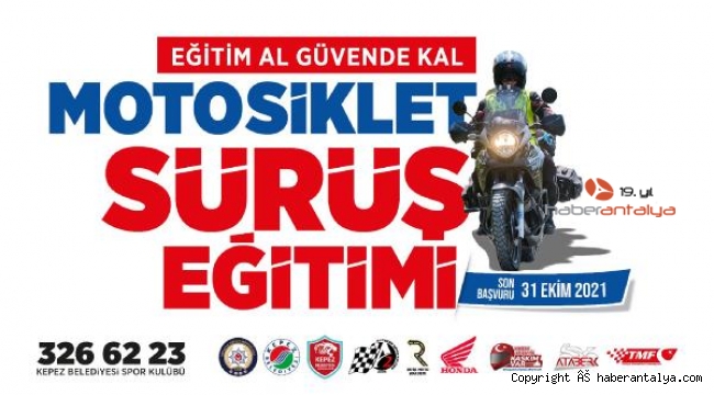 Motosiklet sürüş eğitimi başlıyor
