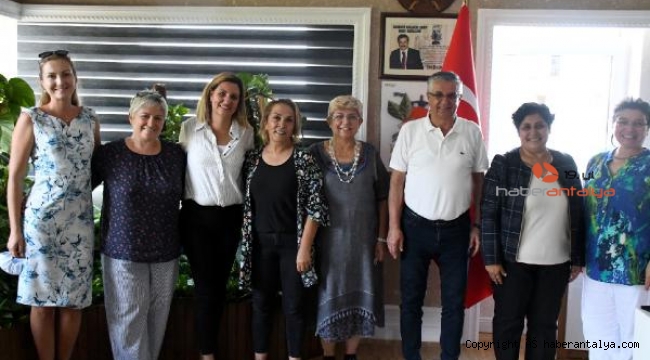 Toprak Ana Kooperatifi üyeleri Başkan Topaloğlu'nu ziyaret etti