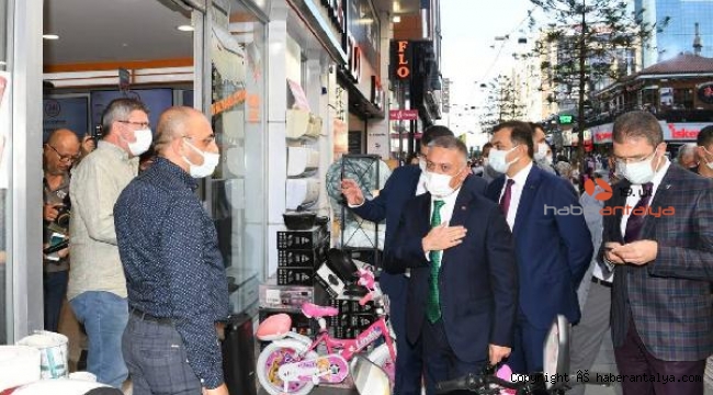 Vali Yazıcı'dan esnaf ziyareti