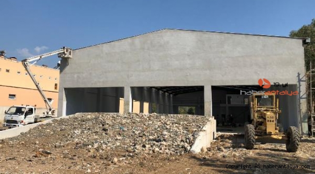 Yeni beton santralinde sona doğru