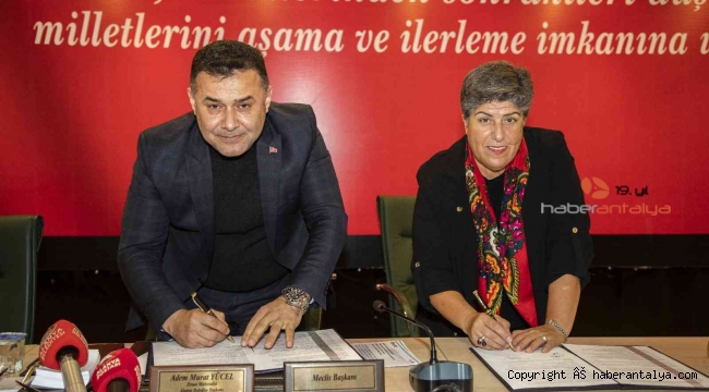 Alanya Belediyesi ile TKDF arasında 'Acil Yardım Hattı' işbirliği protokolü