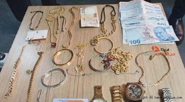 Alanya'da 110 bin lira ziynet eşyası çalan 2 şüpheli Ankara'da yakalandı