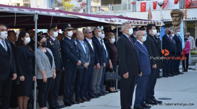 Atatürk Serik'te anıldı