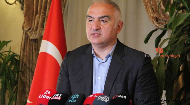 Bakan Ersoy: "2022'de Antalya'yı daha yoğun bir sezon bekliyor"